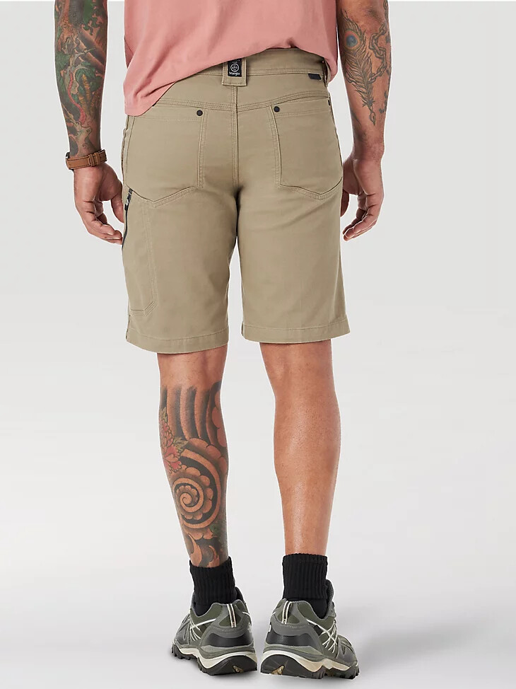 wrangler atg herren jackson utility short brindle