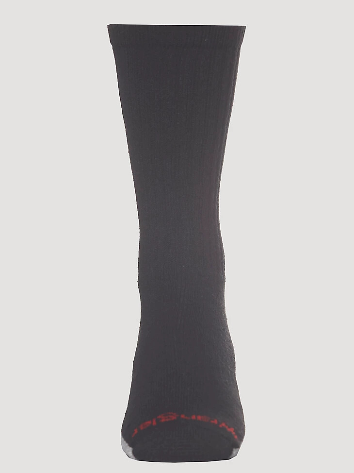 riggs workwear ultra dry crew socken 6er-pack schwarz