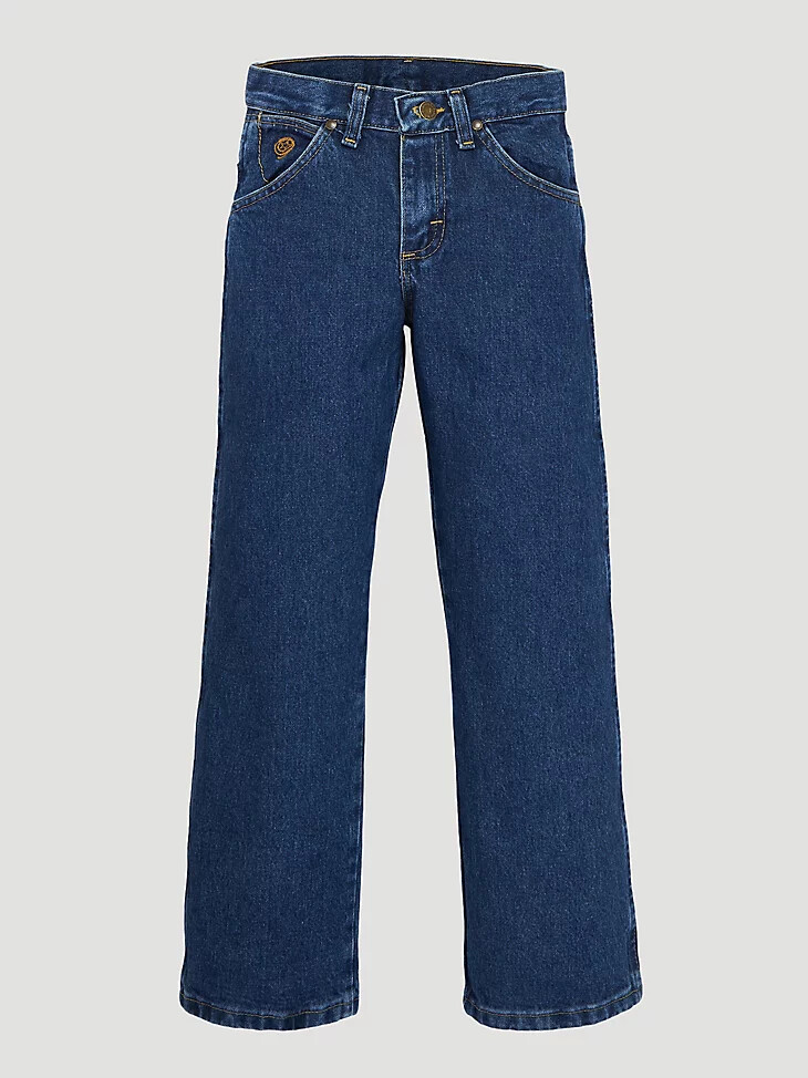 wrangler george strait cowboy cut jeans für jungen original fit 8-20 heavy stone denim