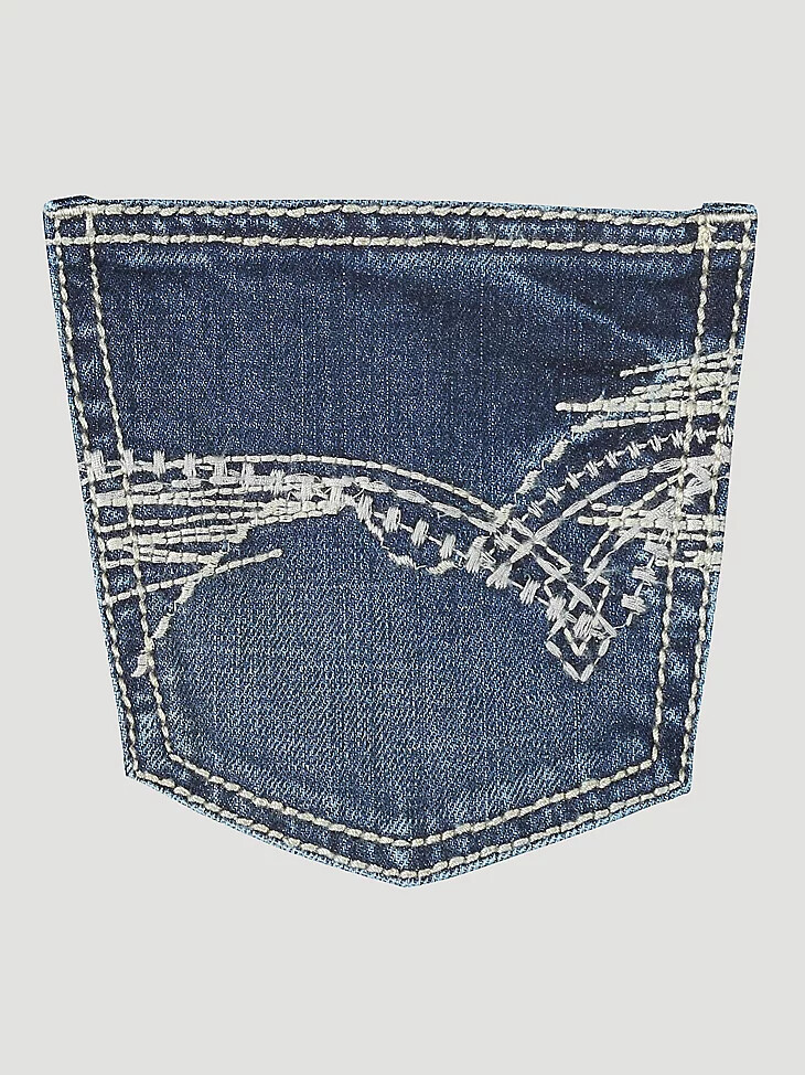 wrangler 20x nr. 42 vintage bootcut slim fit jeans für jungen 4-7 midland