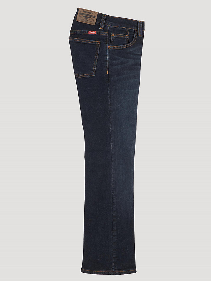 wrangler five star flex bootcut jeans für jungen 8-16 tiefes indigo