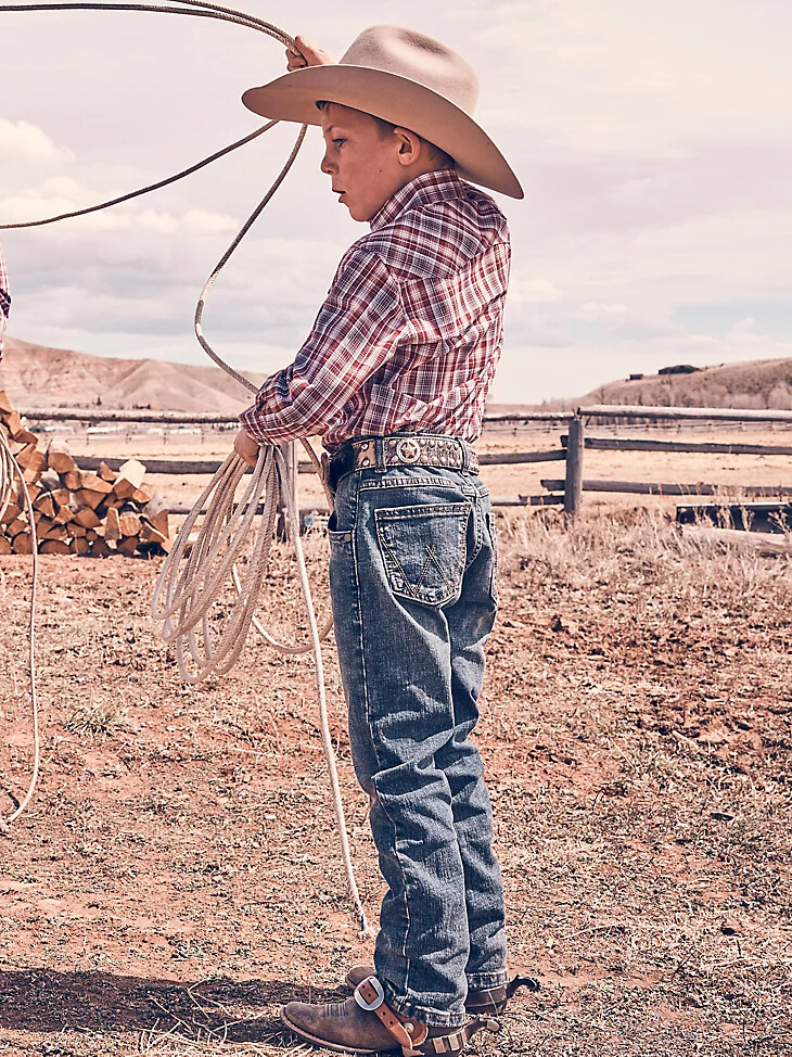 wrangler retro slim straight jeans für jungen 8-20 bozeman