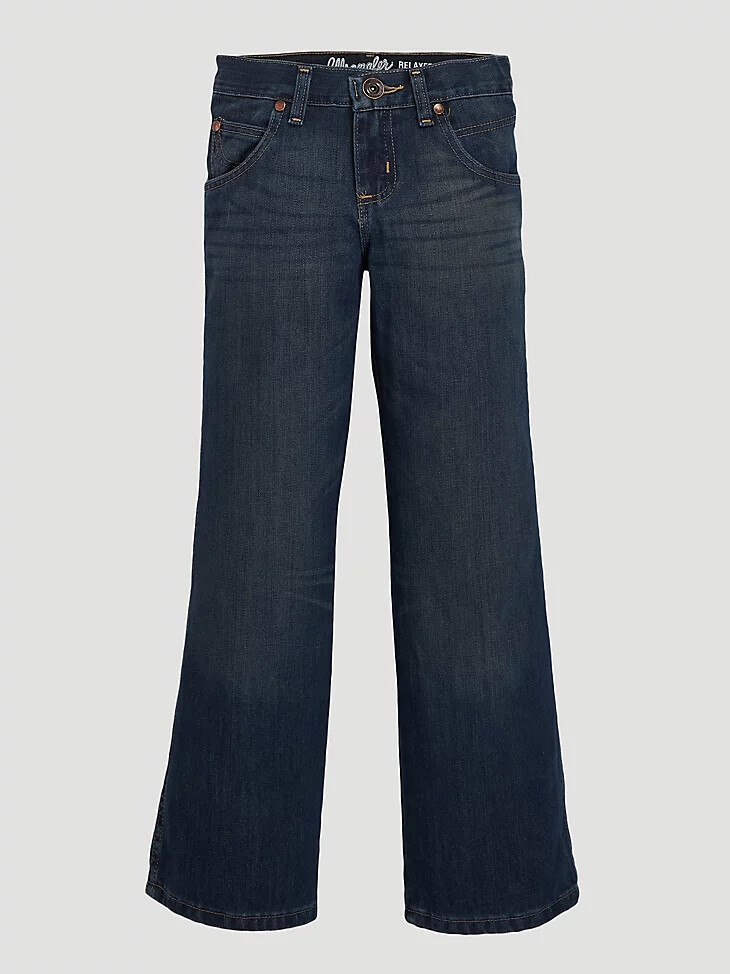 wrangler retro relaxed bootcut jeans für kleinkinder nachthimmel