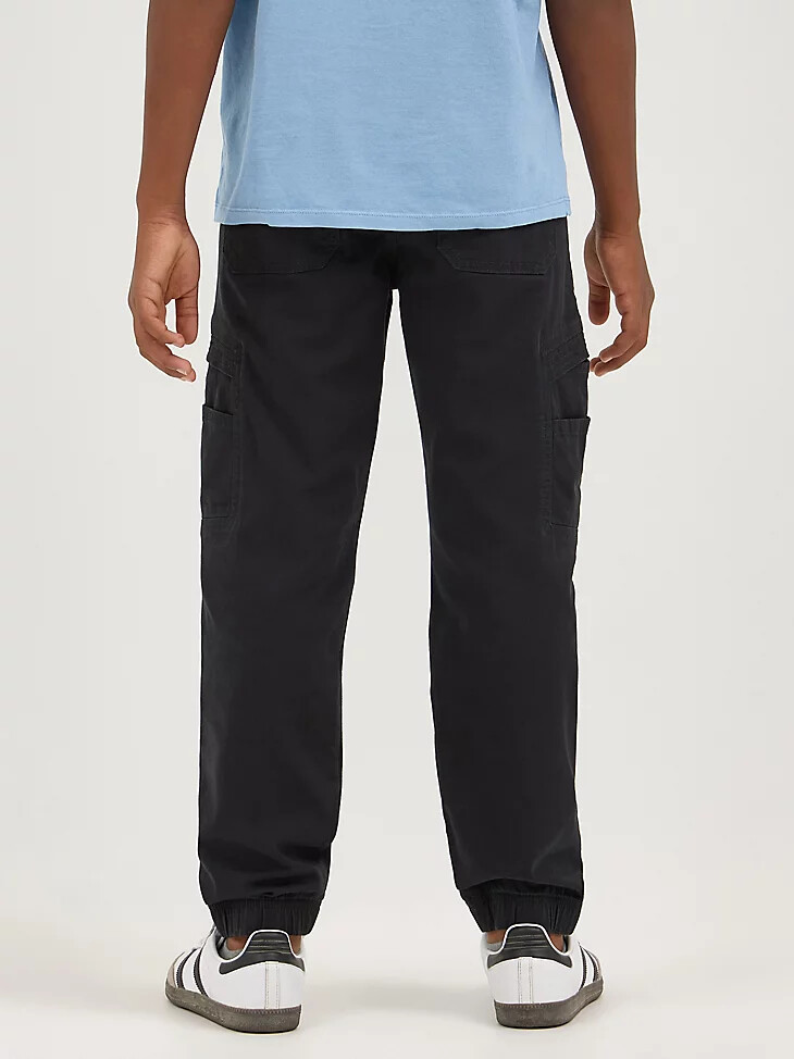 wrangler free to stretch gamer cargohose für jungen 8-16 george black