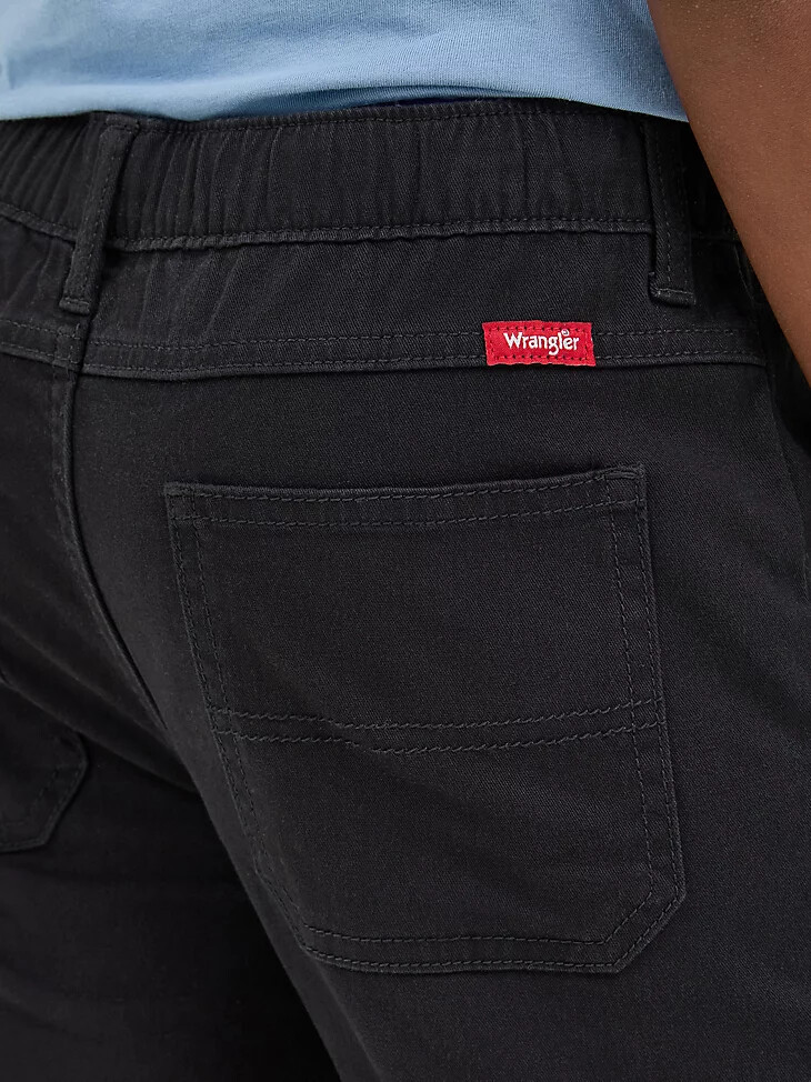 wrangler free to stretch gamer cargohose für jungen 8-16 george black