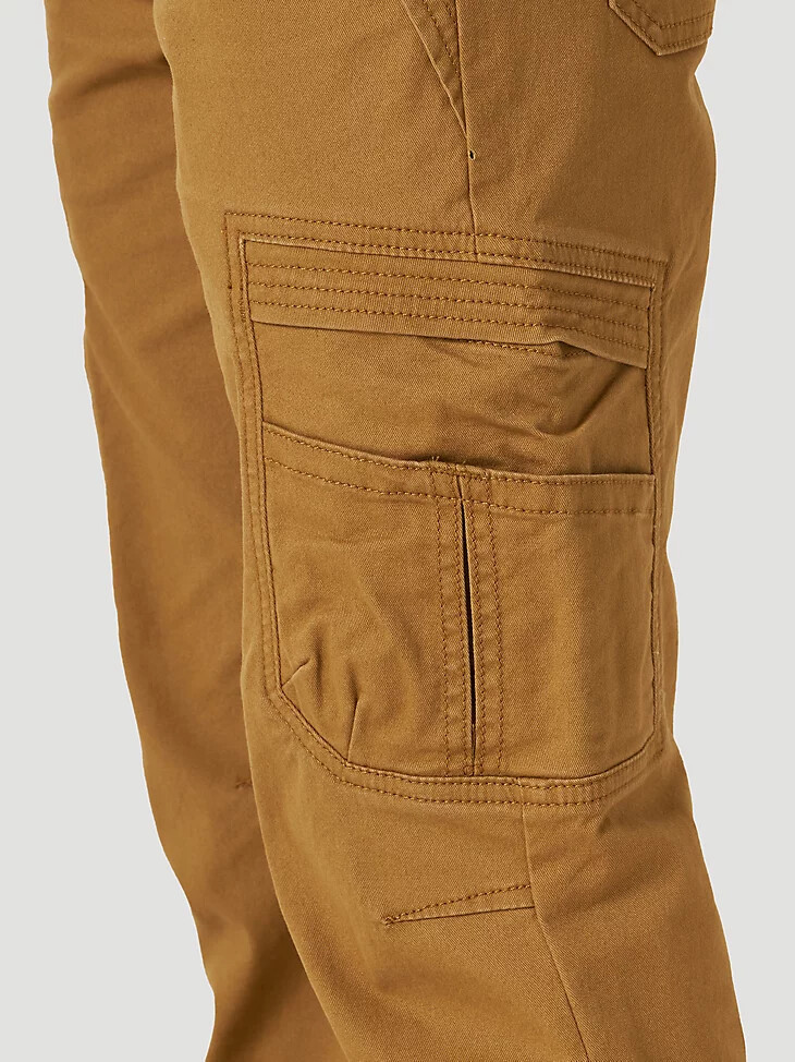 wrangler free to stretch gamer cargohose für jungen 4-7 medaille bronze