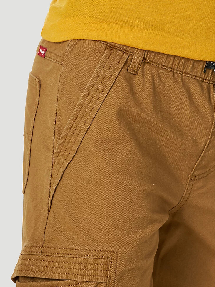wrangler free to stretch gamer cargohose für jungen 4-7 medaille bronze