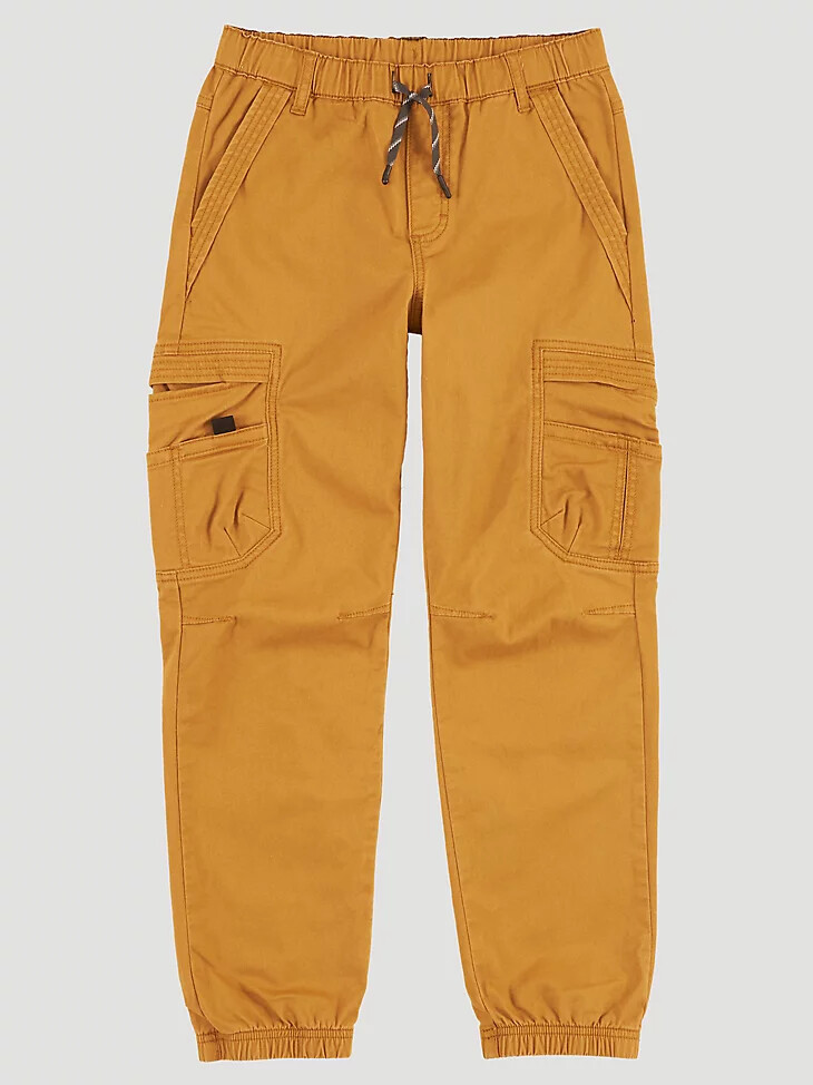 wrangler free to stretch gamer cargohose für jungen 4-7 medaille bronze