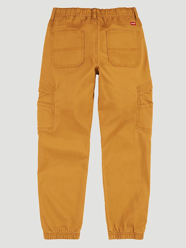 wrangler free to stretch gamer cargohose für jungen 4-7 medaille bronze