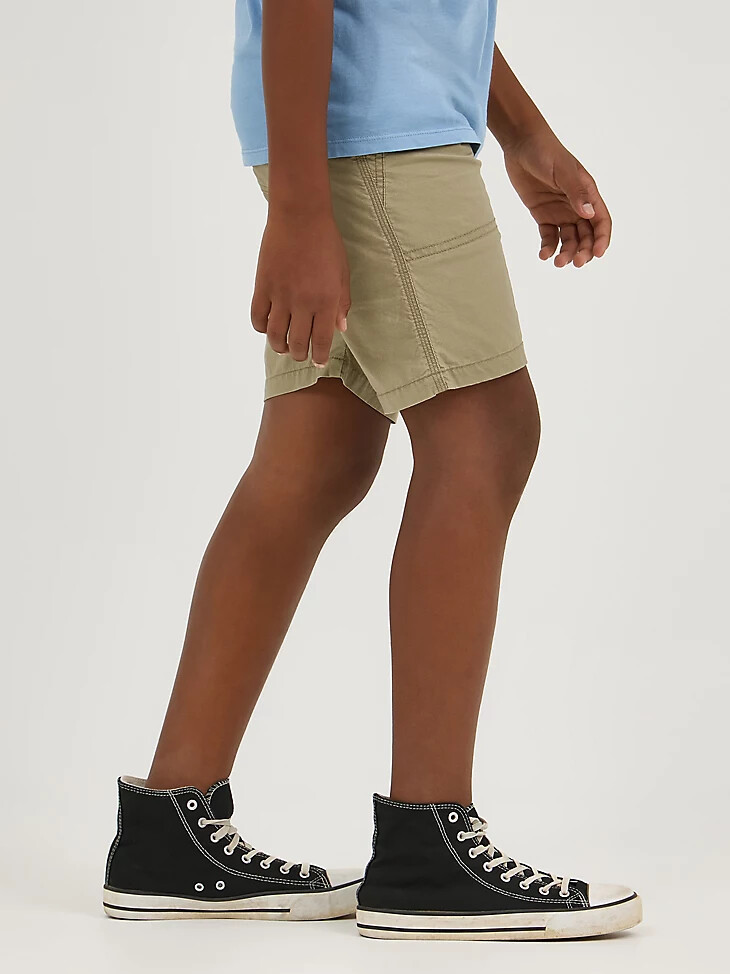 boys crew utility short military vintage khaki