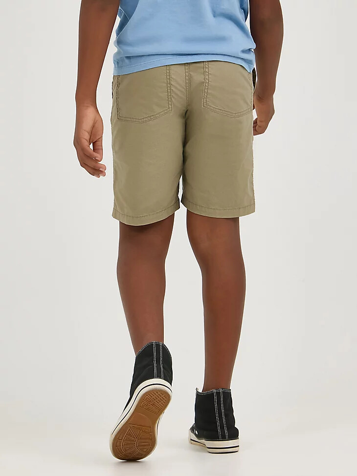 boys crew utility short military vintage khaki