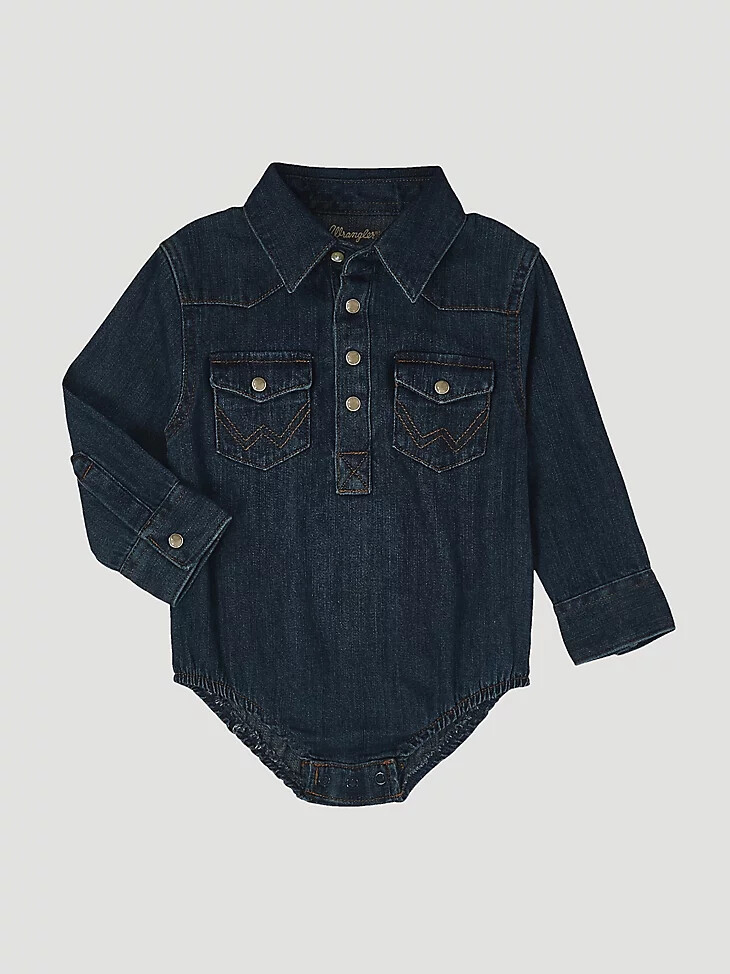 baby-jungen-langarmbody aus denim