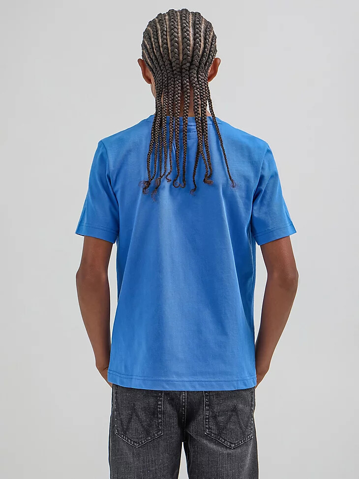 wrangler x hot wheels jungen speed club t-shirt blau