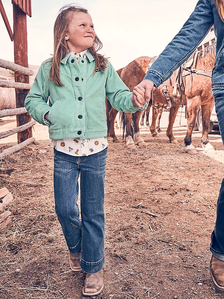 wrangler retro jeanshose für mädchen 4-18 darci