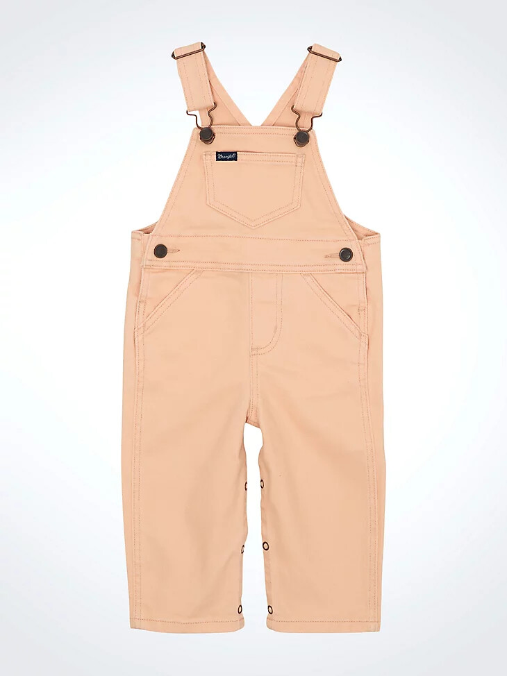 jeans-latzhose für kleine mädchen rosa