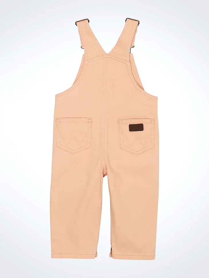 jeans-latzhose für kleine mädchen rosa