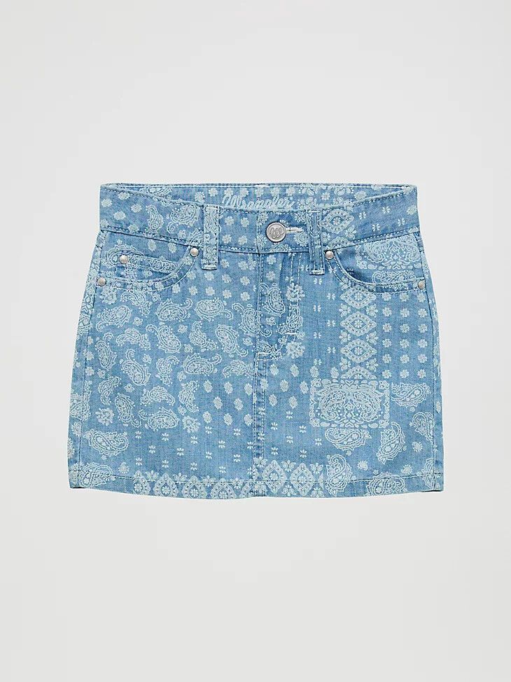 mädchen wrangler bandana jeansrock elaina